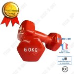 Equipement de fitness a domicile pour haltres de protection de l'environnement pour hommes - rouge 5kg ...