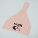 Bonnet spcial bb motard fille coloris rose marquage marquage gazzzz pour l'hiver