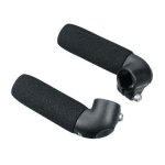 Ergotec 50005001 touring - s embouts de cintre aluminium al6061 - t6 avec grip soft anthracite