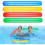 Ershi - lot de 4 frites natation, nouilles flottantes, frite piscine mousse, nouilles de piscine, bton ...