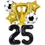 Ershi - ballon football, deco anniversaire 25 ans hommes, football ballon 25 ans anniversaire mle, gant ...