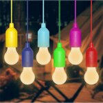 Ershi - pack de 6 led pull cord lumière, portable a piles lampes de camping, ampoule avec interrupteur ... Ershi - pack de 6 led pull cord lumière, portable a piles lampes de camping, ampoule avec interrupteur ...