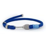 Eryi - bracelet raquette de tennis ide cadeau homme femme cordon rglable acier, tu, acier inoxydable, ...