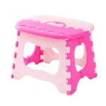 Escabeau pliant antidrapant, design compact, pliable, pour chambre a coucher, cuisine, pche en plein ...