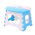Escabeau pliant antidrapant, design compact, pliable, pour chambre a coucher, cuisine, pche en plein ...