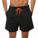 Escatch - short de bain en nylon pour homme, vtement de sport tendance, schage rapide, poches arrire, ...