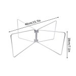 Etagère de table de camping pliante, support de glacière en métal, accessoires d'extérieur, boîte de ... Etagère de table de camping pliante, support de glacière en métal, accessoires d'extérieur, boîte de ...