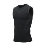 Eté fitness compression chemise pour hommes façonnage sans manches thérapie gilet mâle glace - soie compressio ... Eté fitness compression chemise pour hommes façonnage sans manches thérapie gilet mâle glace - soie compressio ...