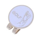 Etiquette de balle de golf avec clip magntique yd10598