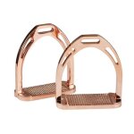 Etriers en aluminium pour cheval weatherbeeta korsteel 11, 5 cm mixte rose