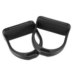 triers d'quitation en plastique, 2 pices, selle de cheval antidrapante, pdale de cheval, quipement ...