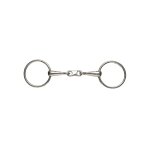 Etriers de filet a anneau ample en acier inoxydable a bouche fine a maillons fran�ais pour cheval weatherbeeta ...