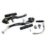 Etrier frein vtt - city v - brake alu sunrace noir avant 110mm coude 90