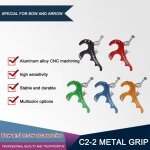 Etrier de poign�e r�glable a 4 doigts, en alliage d'aluminium, noeud compos�, distributeur de pinces ...
