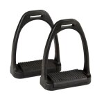 Etriers en polym�re avec bandes de roulement color�es pour cheval weatherbeeta korsteel 11, 5 cm mixte ...