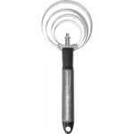 Etrille mtallique ronde hippotonic  glossy  - couleur : coloris argent / noir