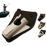 Etui de canne a peche coulissant, support de canne mains libres pour la peche a la mouche et au bord, ...