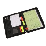 Etui a fermeture eclair pour entraneur de football, organiseur pour entraneur de football, cartes d'avertiss ...