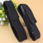 Etui tactique pour lampe de poche en nylon molle, etui de torche pour ceinture, housse de torche en plein ...