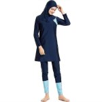 Evago dames modeste maillots de bain islamique couverture intgrale maillot de bain femmes couture hidjab ...