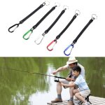 Longueur extensible de 100cm pour canne a pche kayak cano bateau / laisse de pagaie, bandes magiques ...
