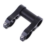 Extension de guidon de v�lo en alliage d'aluminium, 1 pi�ce, double lampe de poche, support d'ordinateur ...