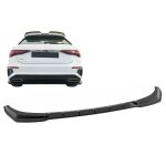 Extension pare - chocs arrire pour audi a3 8y s - line 2020 - 2024 sportback noir