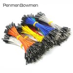 F to f 10 sets green dupont  ligne de connexion terminal a double tte, 2. 54mm, 15cm, femelle a femelle ...