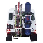 Fabbri porte - ski et snowboard gringo sky et board pour vhicules tout terrain avec roue de secours ...