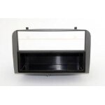 Facade autoradio 1din alfa romeo 147 ap08 - gris - avec vide poche