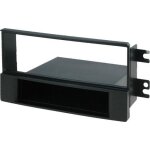 Facade autoradio 1din kia carens ii / kia carens iii avec vide - poche