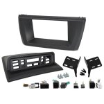 Facade autoradio 2din compatible avec bmw x3 03 - 10 noir