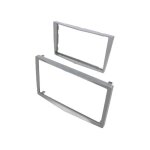 Facade autoradio 2din avec contour fa152. 2i compatible avec opel astra ap03 vivaro ap07 zafira ap04 ...