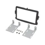 Facade autoradio 2din dacia logan / duster / opel vivaro / renault trafic - noir