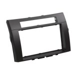 Facade autoradio fa1300ua pour toyota corolla verso 04 - 09 noir adnauto