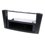Facade autoradio fa184 toyota avensis 03 - 09 - 1din avec vide poche ou 2din - noir - adnauto