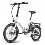 Fafrees f20 light v�lo electrique roue 20  14. 5ah 36v 250w 25km - h v�lo electrique pliant blanc