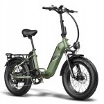 Fafrees ff20 polar v�lo electrique 40km - h 10. 4ah * 2 1000w roue 20  v�lo electrique pliant vert
