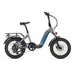 Fat bike vlo electrique jobobike romer roue pliable 20  250w 48v 14ah bleu