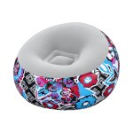 Fauteuil gonflable bestway fauteuil gonflable floral gris clair Fauteuil gonflable bestway fauteuil gonflable floral gris clair
