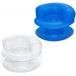 Fauteuil gonflable - bestway - mod pod - 112 cm x 112 cm x 70 cm - blanc - bleu Fauteuil gonflable - bestway - mod pod - 112 cm x 112 cm x 70 cm - blanc - bleu