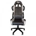 Fauteuil si�ge paddock bureau motogp noir argent pour moto cadeau motard neuf