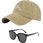 Fdjhy - 1 casquette de baseball pour homme, 1 paire de lunettes de soleil, chapeau d't pour homme, ...