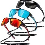 Fdjhy - 3pcs lunettes de soleil de cyclisme polarises, lunettes de vlo pour hommes envelopper la protection ...