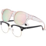 Fdjhy - surlunettes de soleil femme, lunettes de soleil de polarises homme grandes ronde lunettes de ...