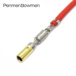 Female 10 pcs connecteur de fil electrique l�che avec c�ble 2. 8, bornier a sertir de voiture, cylindre ...