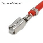 Female 50 pcs borne d'�pissure de fil automatique 2. 8mm, sertissage en laiton pour connecteur de phare ...