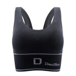 Femmes sport lettre soutiens - gorge fitness sans couture grande taille hauts de soutien - gorge couverture ...