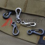 Fermoirs pour mini sac a dos a ressort, 5 pi�ces / pack, mousquetons d'escalade, porte - cl�s edc, bouteille, ...