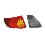 Feu arri�re gauche (partie ext�rieure) sans partie electrique pour toyota corolla sedan de 2008 a 2010 ...